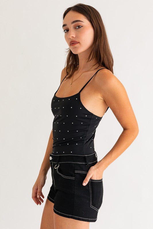 Hot Fix Sleeveless Bodysuit LE LIS