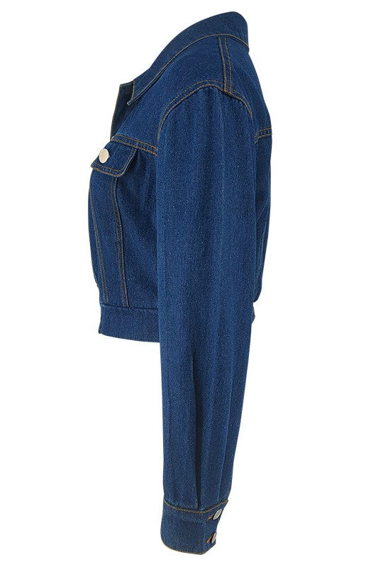 WOMEN FASHION DENIM JACKET By Claude