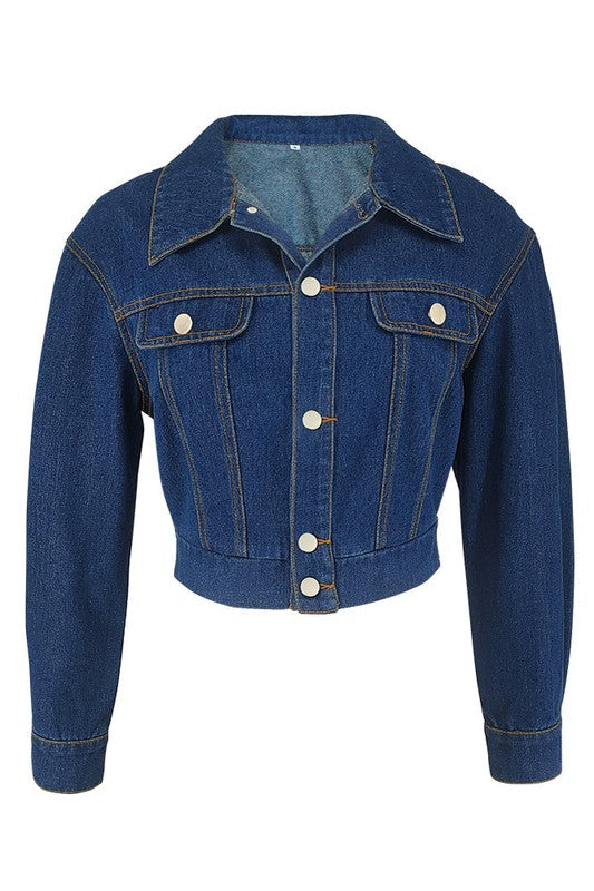 WOMEN FASHION DENIM JACKET By Claude