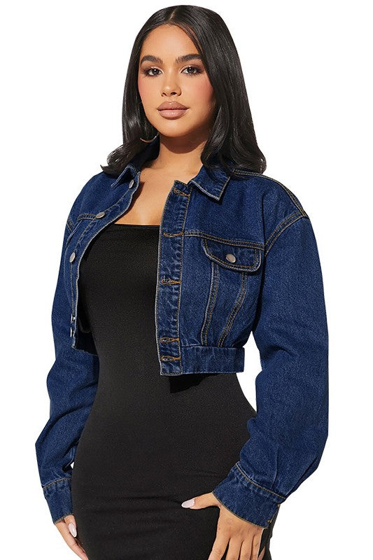 WOMEN FASHION DENIM JACKET By Claude