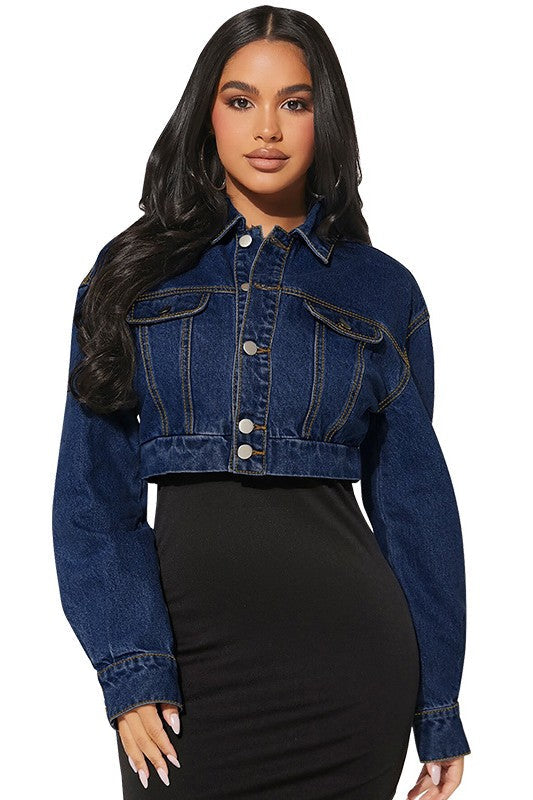 WOMEN FASHION DENIM JACKET By Claude
