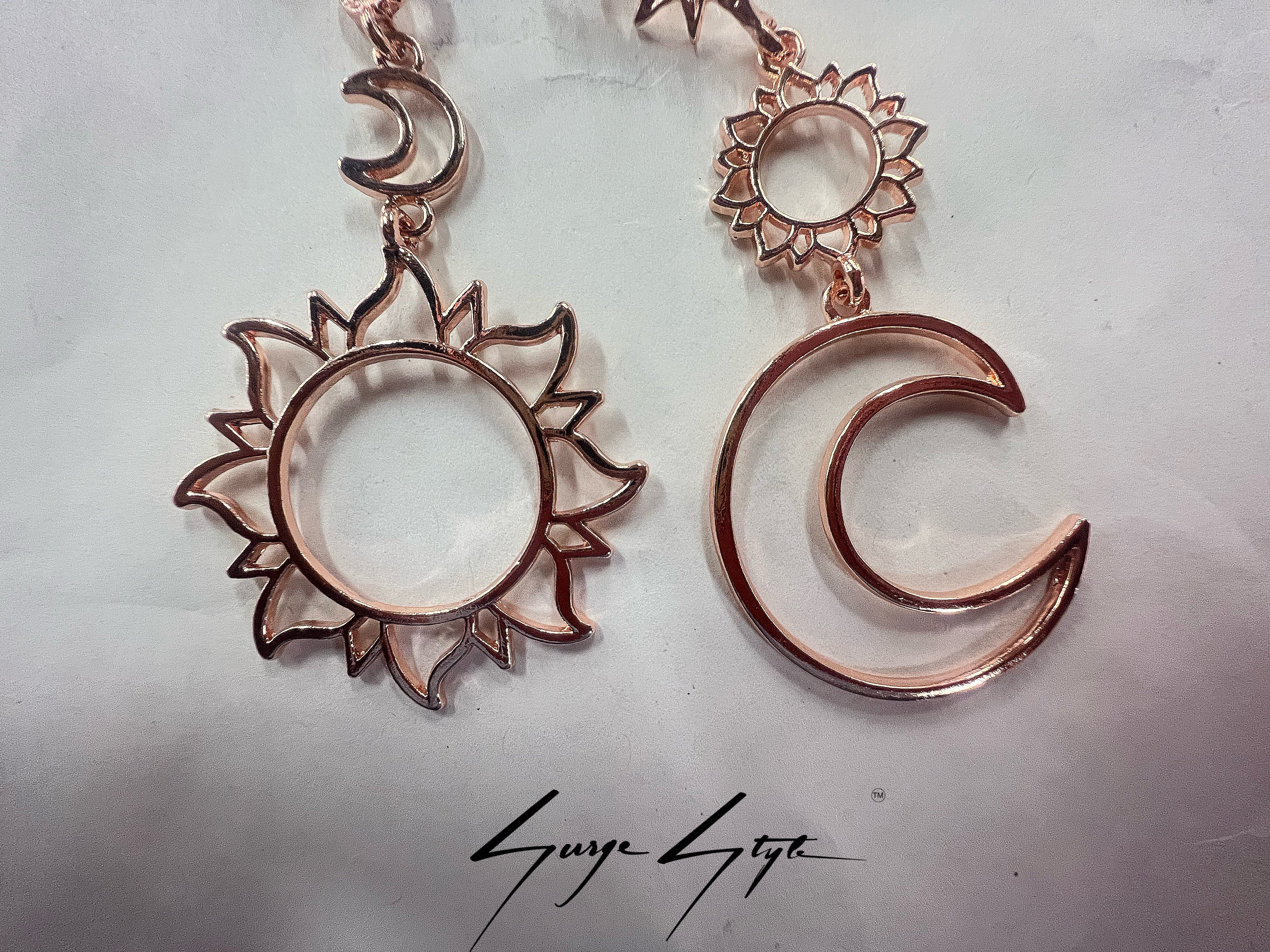 Sun & Moon  earrings SurgeStyle Boutique