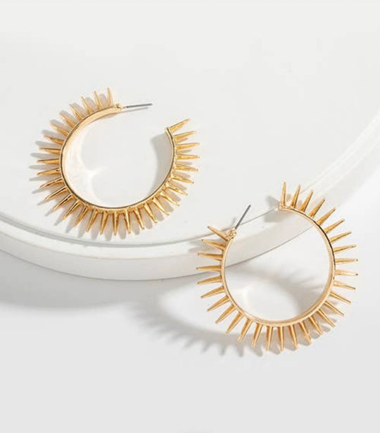 Spiked beaute earrings SurgeStyle Boutique