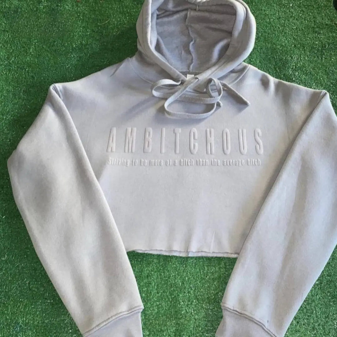Ambitchous cropped hoodie - SurgeStyle Boutique