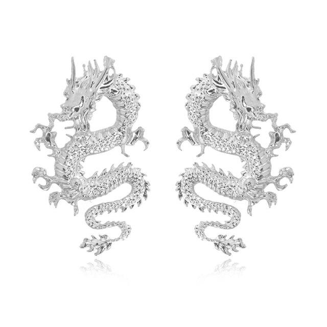 Dragon Fire Stud Earrings - SurgeStyle Boutique