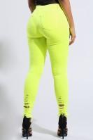 Neon hot sale yellow jeans