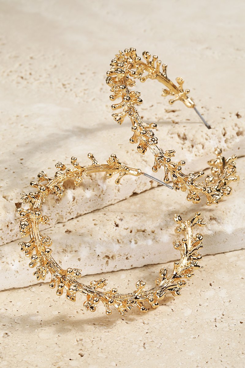 Golden Greek Earrings - SurgeStyle Boutique