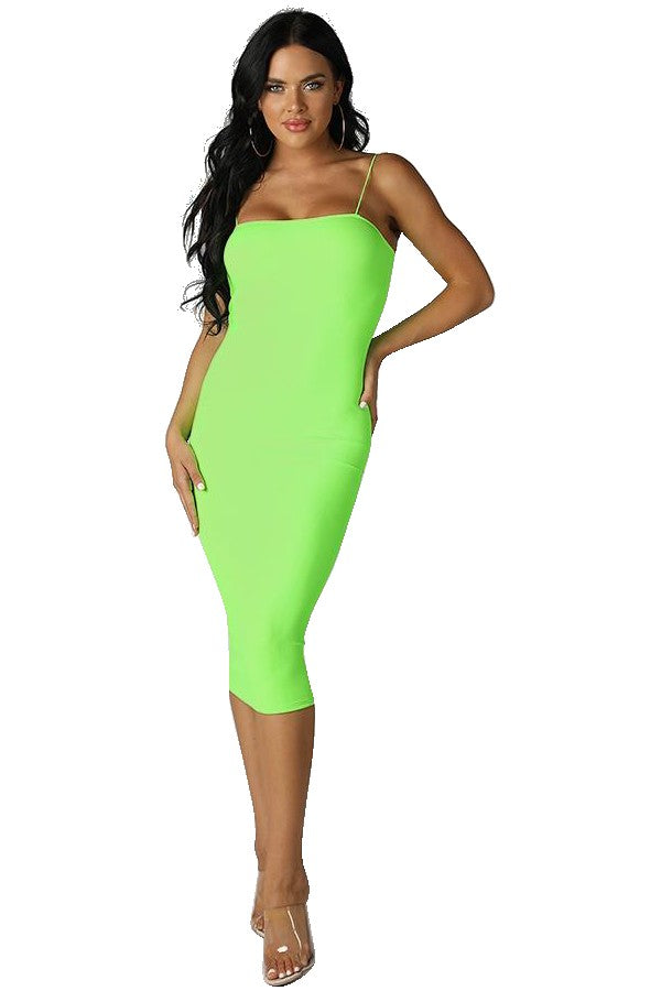Neon Supreme Stretch Dresses - SurgeStyle Boutique