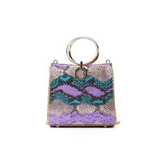 Multi-Color Snakeskin Bag