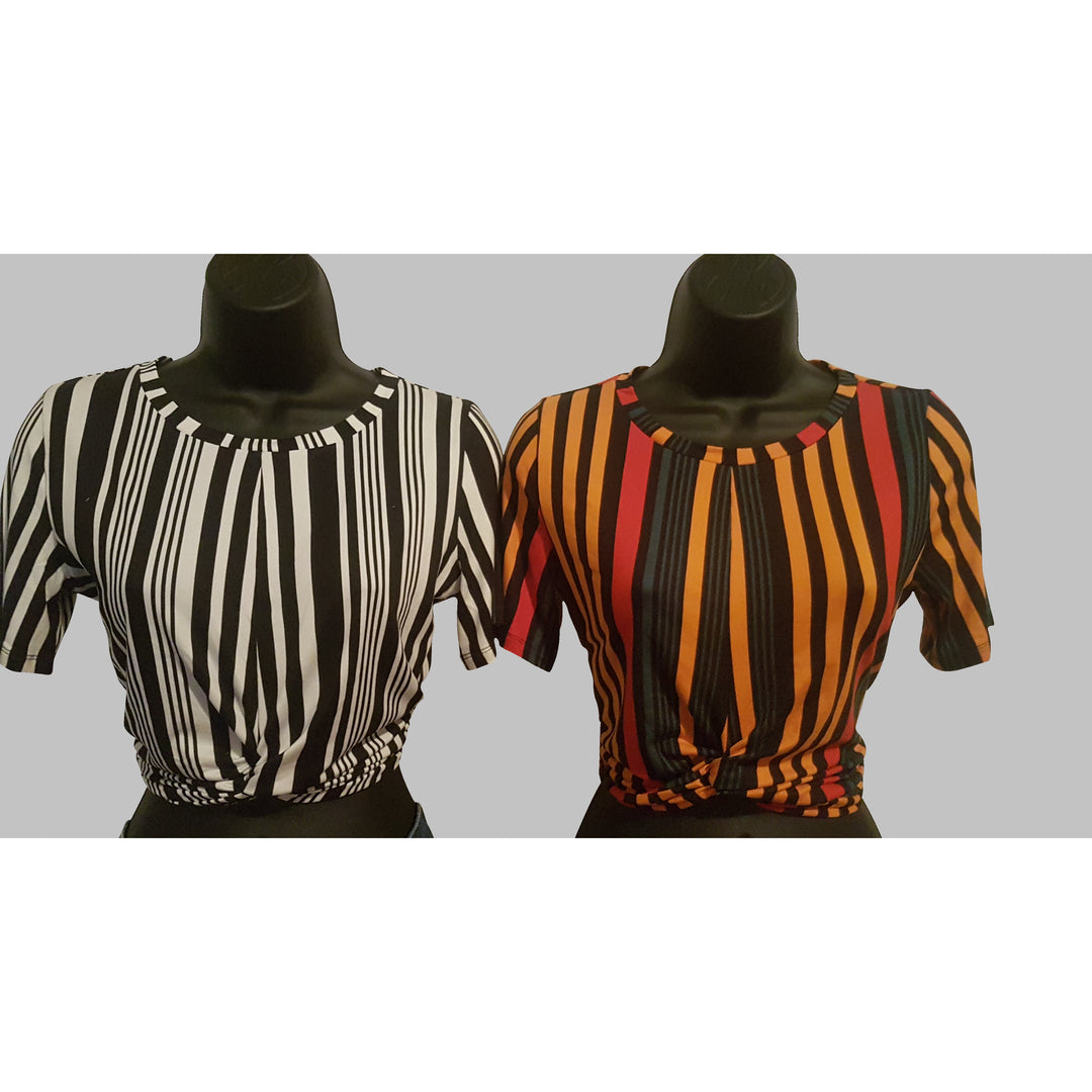 Stripe Tied Shirts - SurgeStyle Boutique