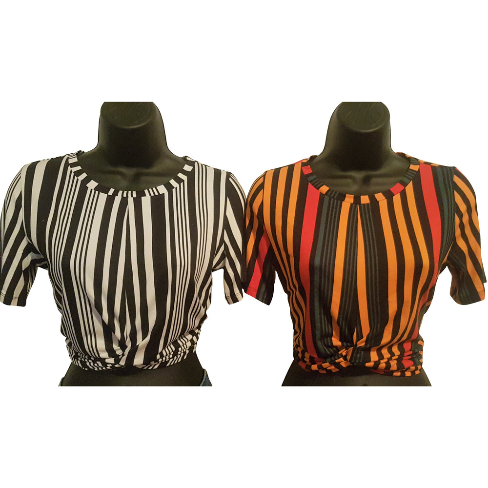 Stripe Tied Shirts - SurgeStyle Boutique
