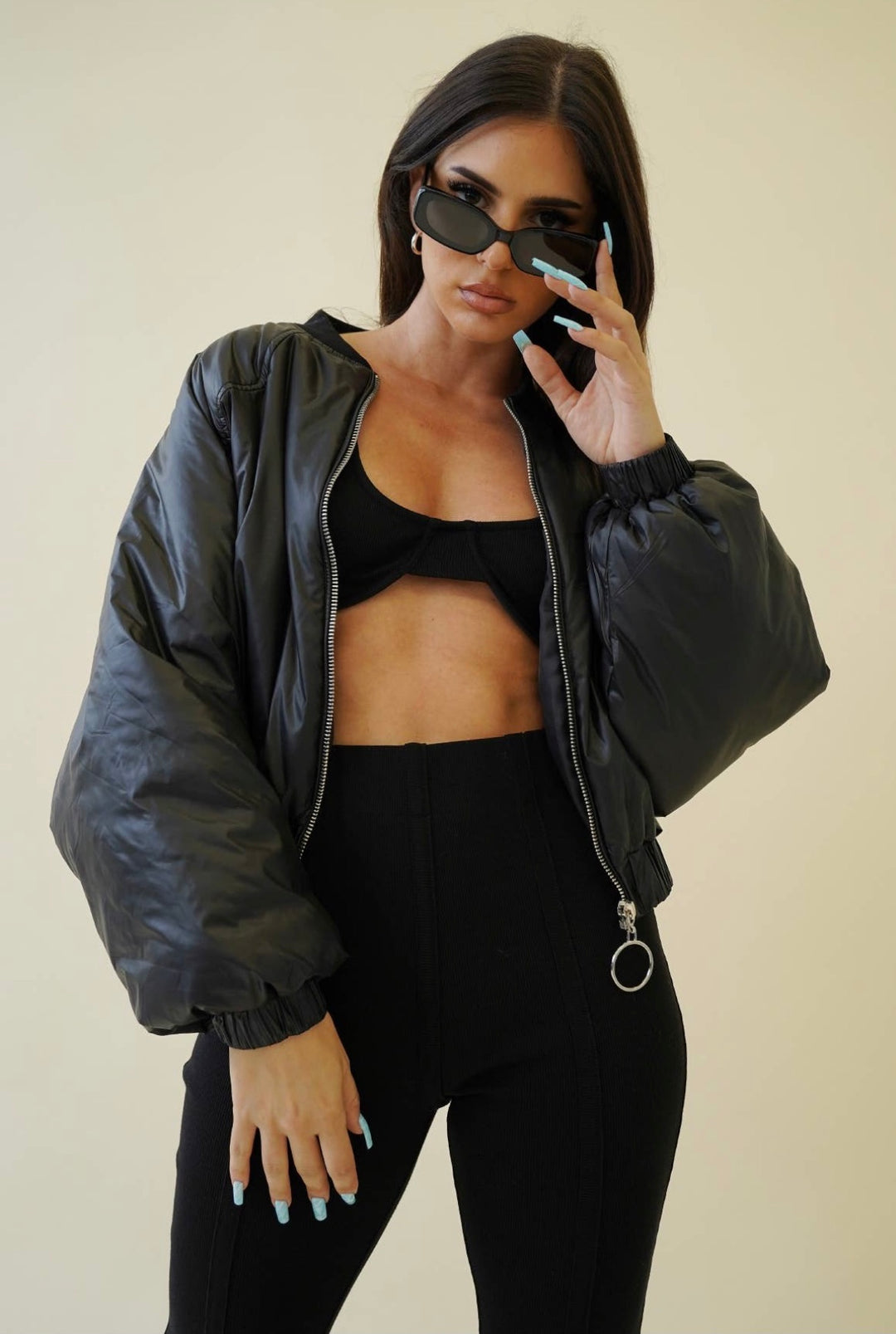 Puffed Bomber Jacket - SurgeStyle Boutique