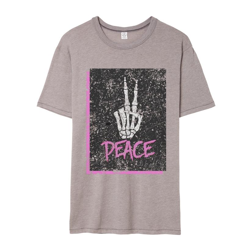 Peace & Bones tee - SurgeStyle Boutique